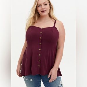 Challis Seamed Cami